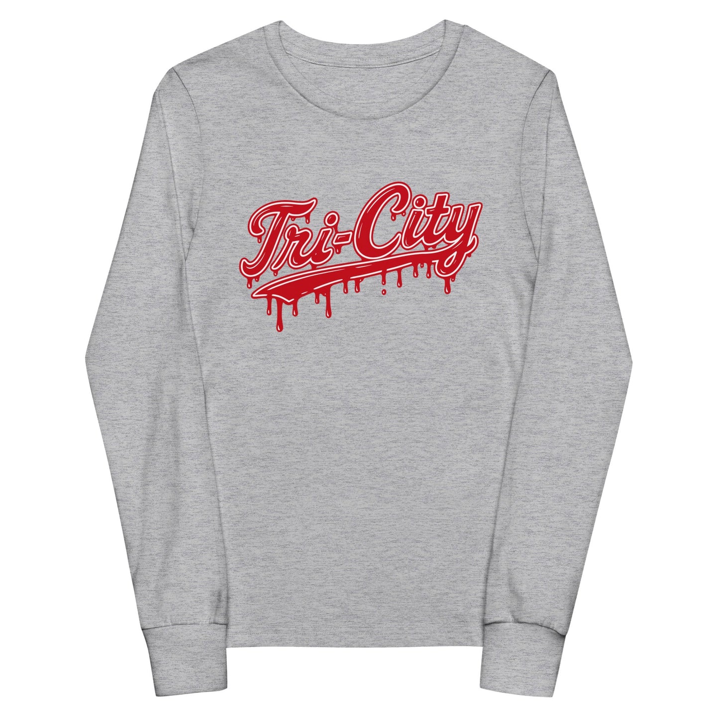 Performance | Youth Long Sleeve T-Shirt | Tri - City Baseball | Mark Logo