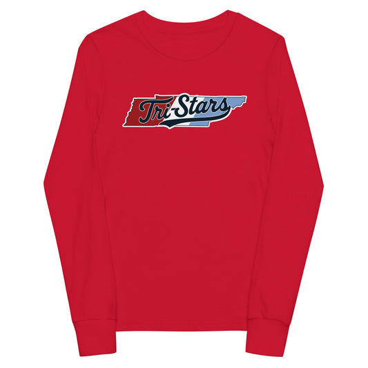 Performance | Youth Long Sleeve T-Shirt | Tri - Stars | TN Logo