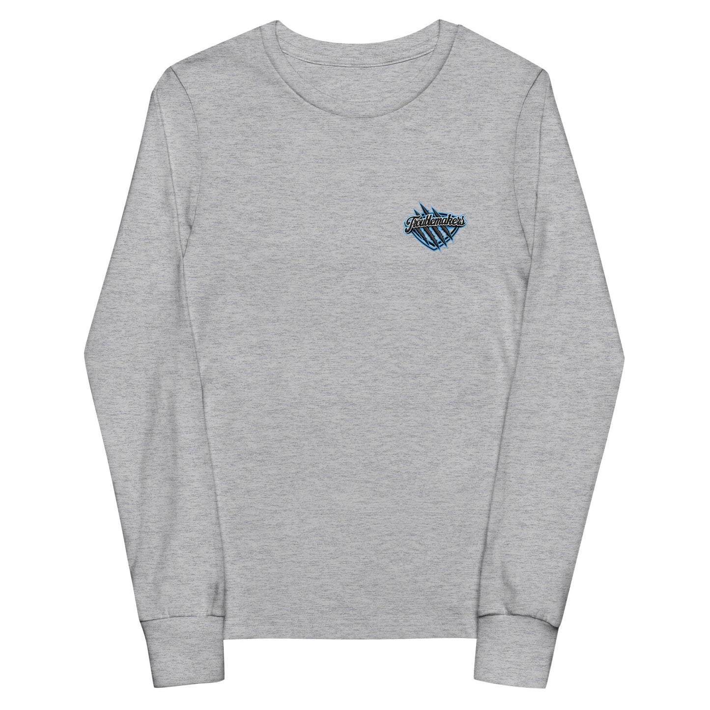 Performance | Youth Long Sleeve T-Shirt | Triad Troublemakers | Crest Logo