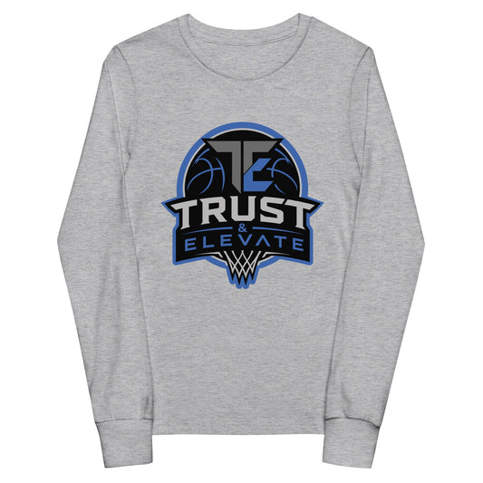 Performance | Youth Long Sleeve T-Shirt | Trust & Elevate | Vanguard Elite Logo