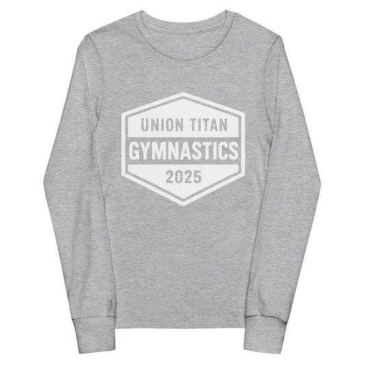 Performance | Youth Long Sleeve T-Shirt | Union Gymnastics | Valor Logo