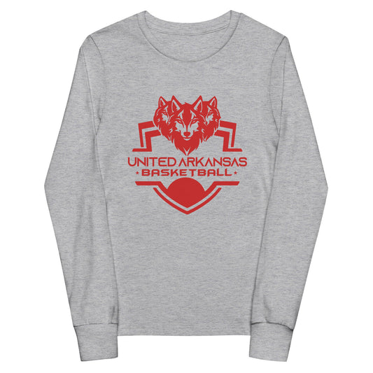 Performance | Youth Long Sleeve T-Shirt | United Arkansas Basketball | Alt Logo