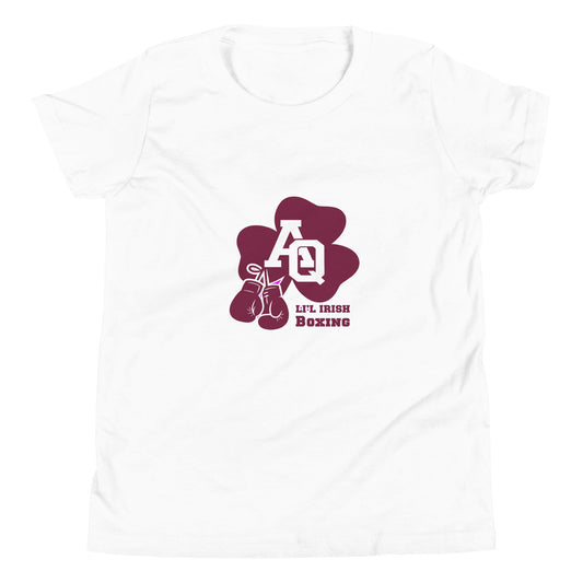 Performance | Youth T-Shirt | Aquinas Li’l Irish Boxing | AQ Shamrock Logo