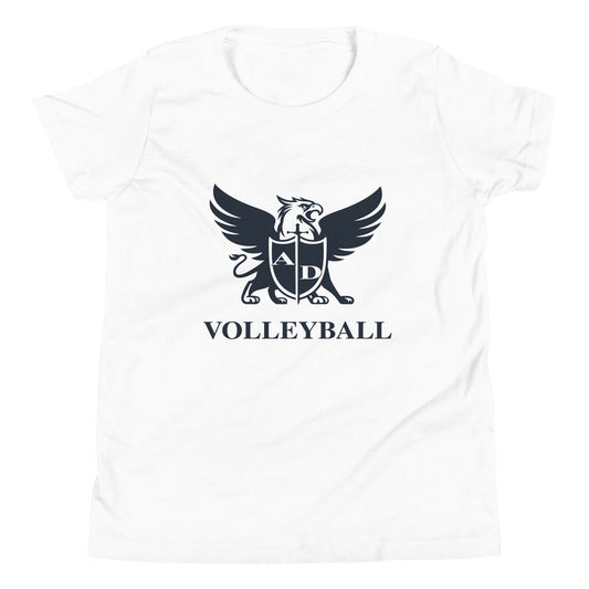 Performance | Youth T-Shirt | Arma Dei Academy Volleyball | Griffin Logo