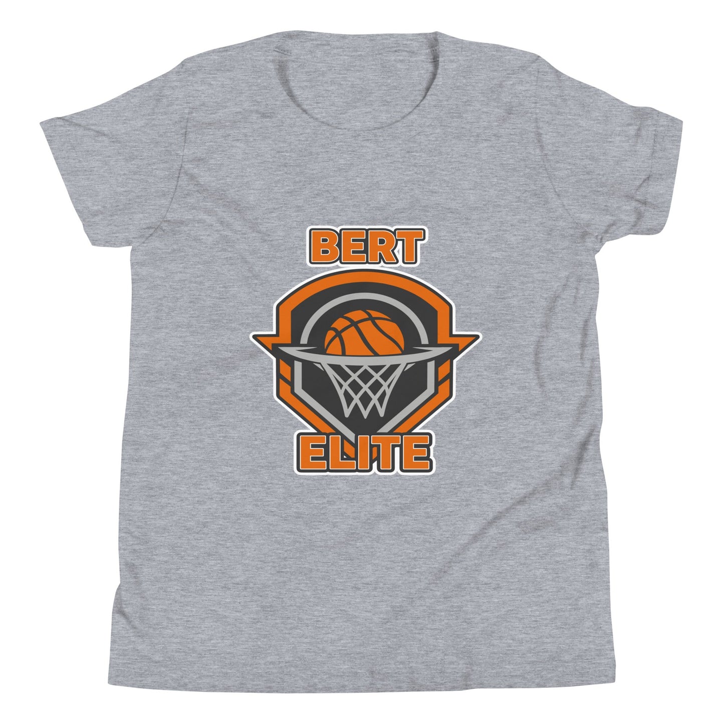 Performance | Youth T-Shirt | Bert Elite AAU | Hoop Badge Logo