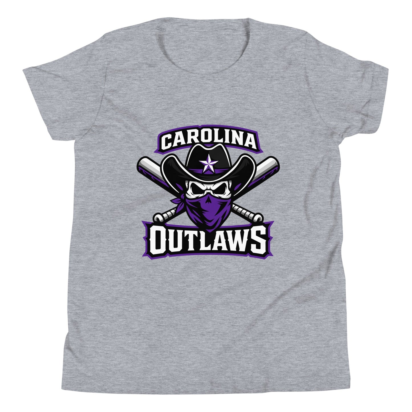 Performance | Youth T-Shirt | Carolina Outlaws Baseball | Crest Logo