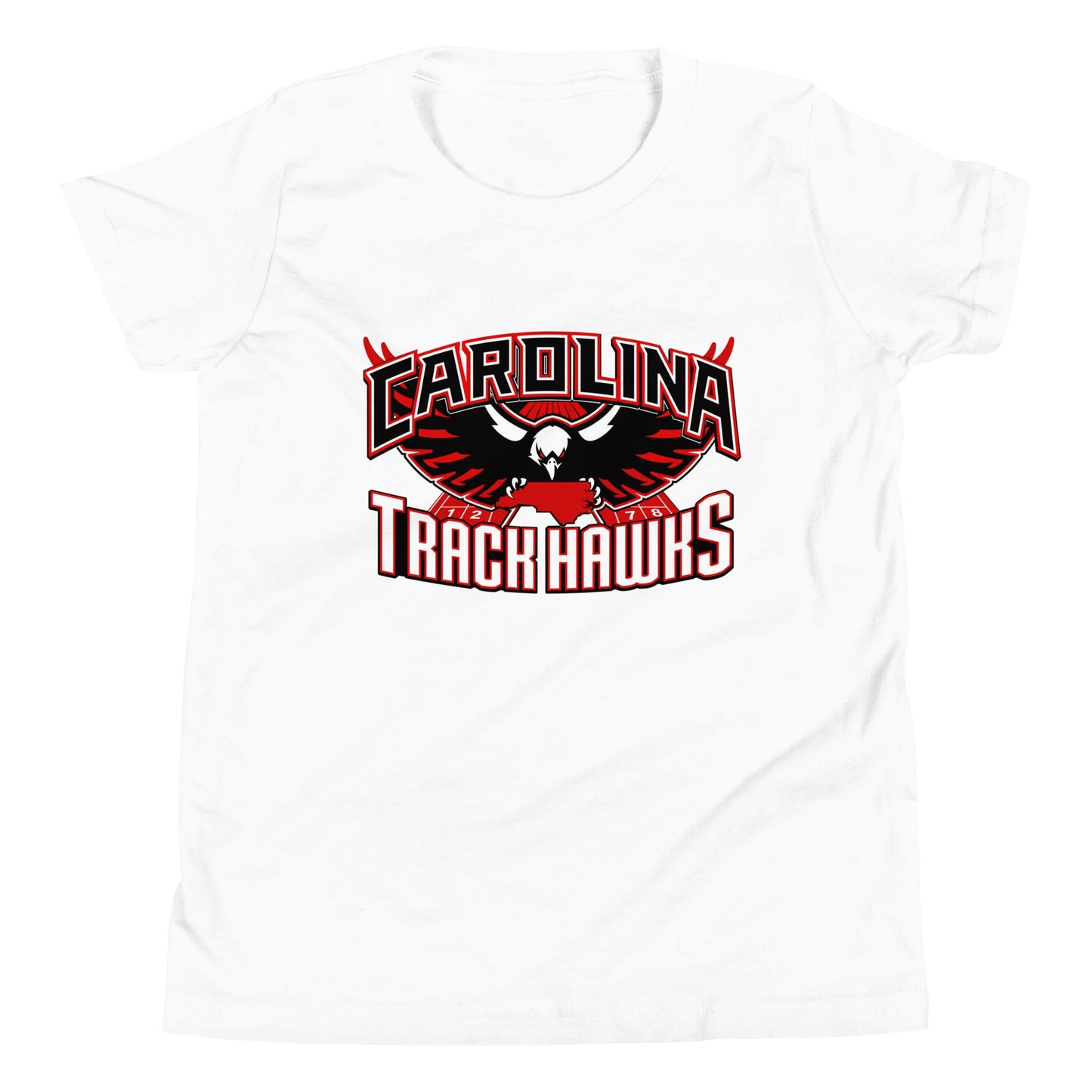 Performance | Youth T-Shirt | Carolina track Hawks | Emblem Logo