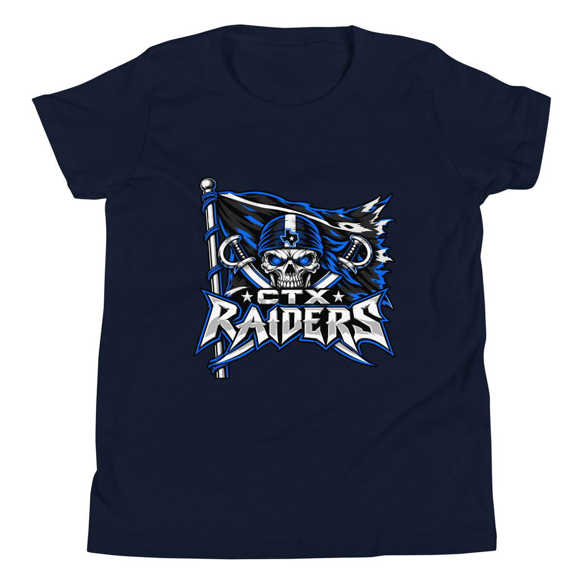 Performance | Youth T-Shirt | Central Texas Raiders | Vanguard Logo