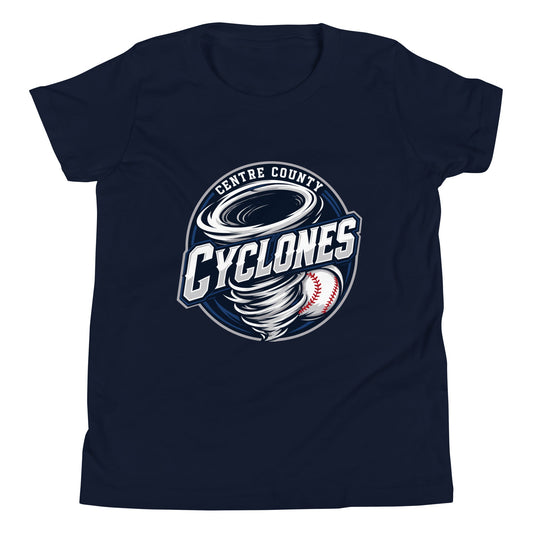 Performance | Youth T-Shirt | Centre County Cyclones | Badge Logo