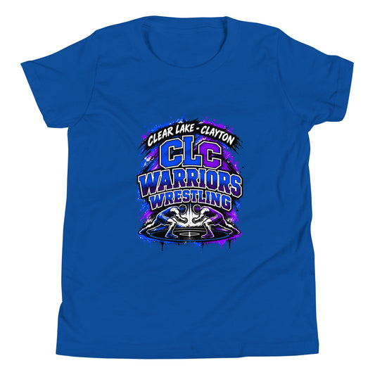 Performance | Youth T-Shirt | Clear Lake - Clayton Wrestling | Apex Logo