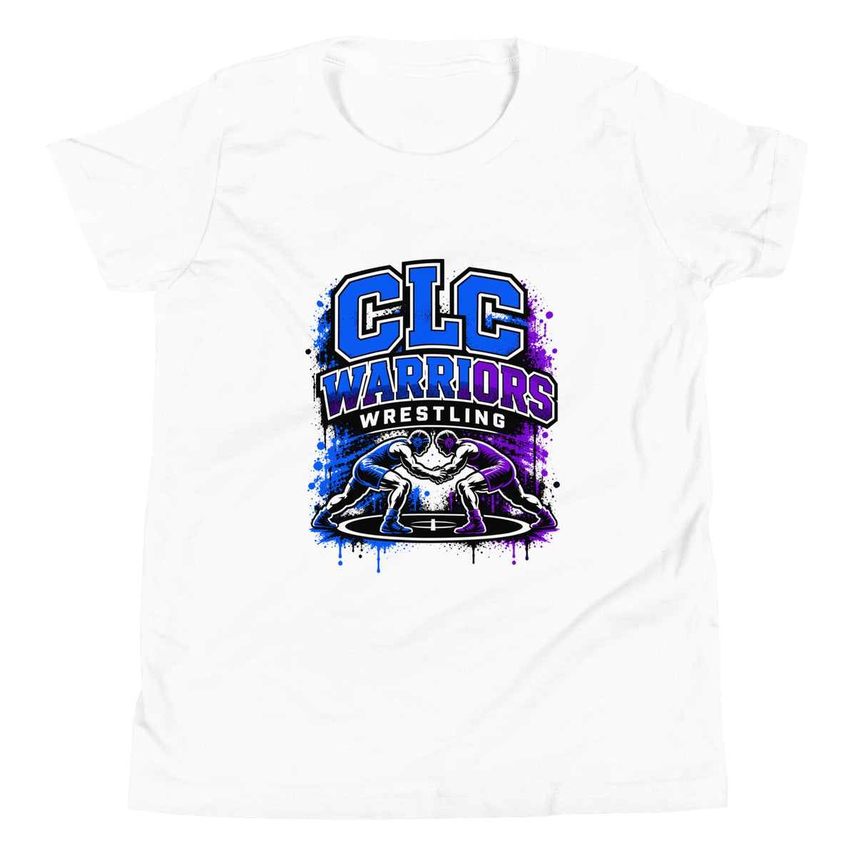 Performance | Youth T-Shirt | Clear Lake - Clayton Wrestling | Emblem Logo