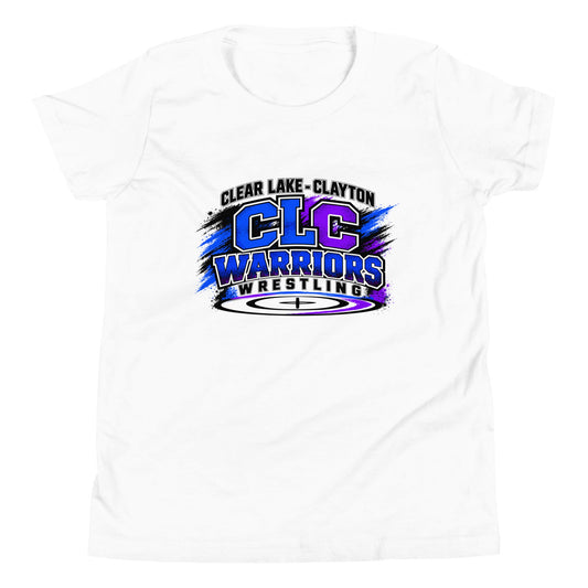 Performance | Youth T-Shirt | Clear Lake - Clayton Wrestling | Vanguard Logo