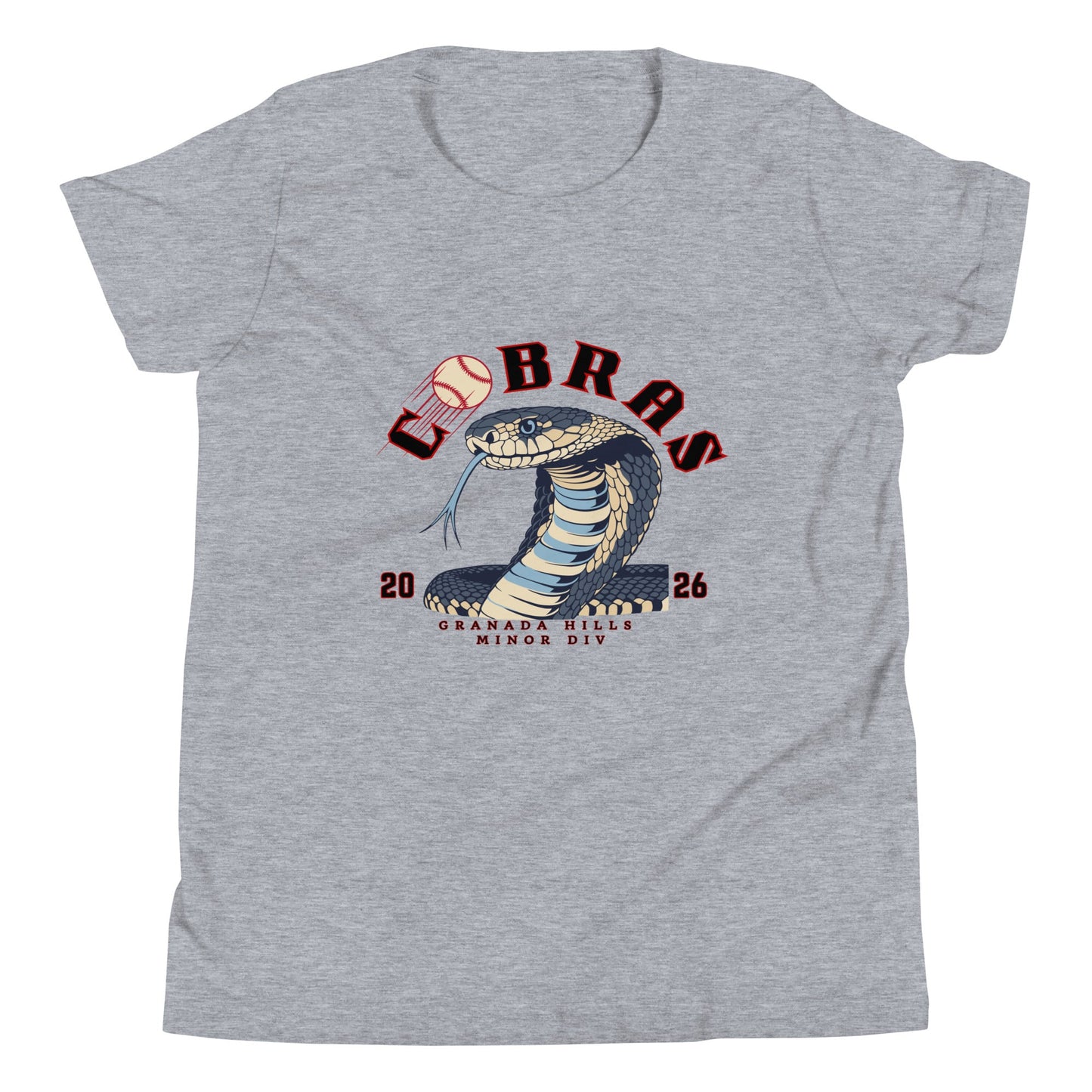 Performance | Youth T-Shirt | Cobras '26 | Minor Div Logo