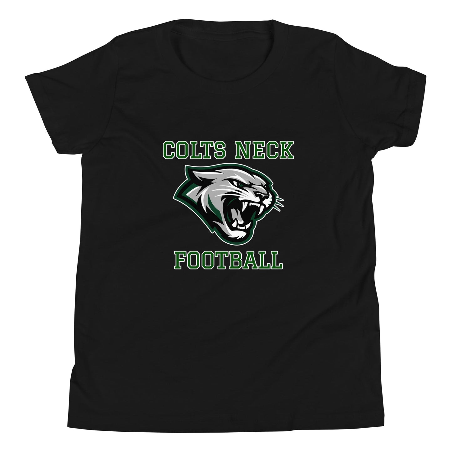 Performance | Youth T-Shirt | Colts Neck Cougars | Youth Tackle Football (AYF) | Green Predator Logo