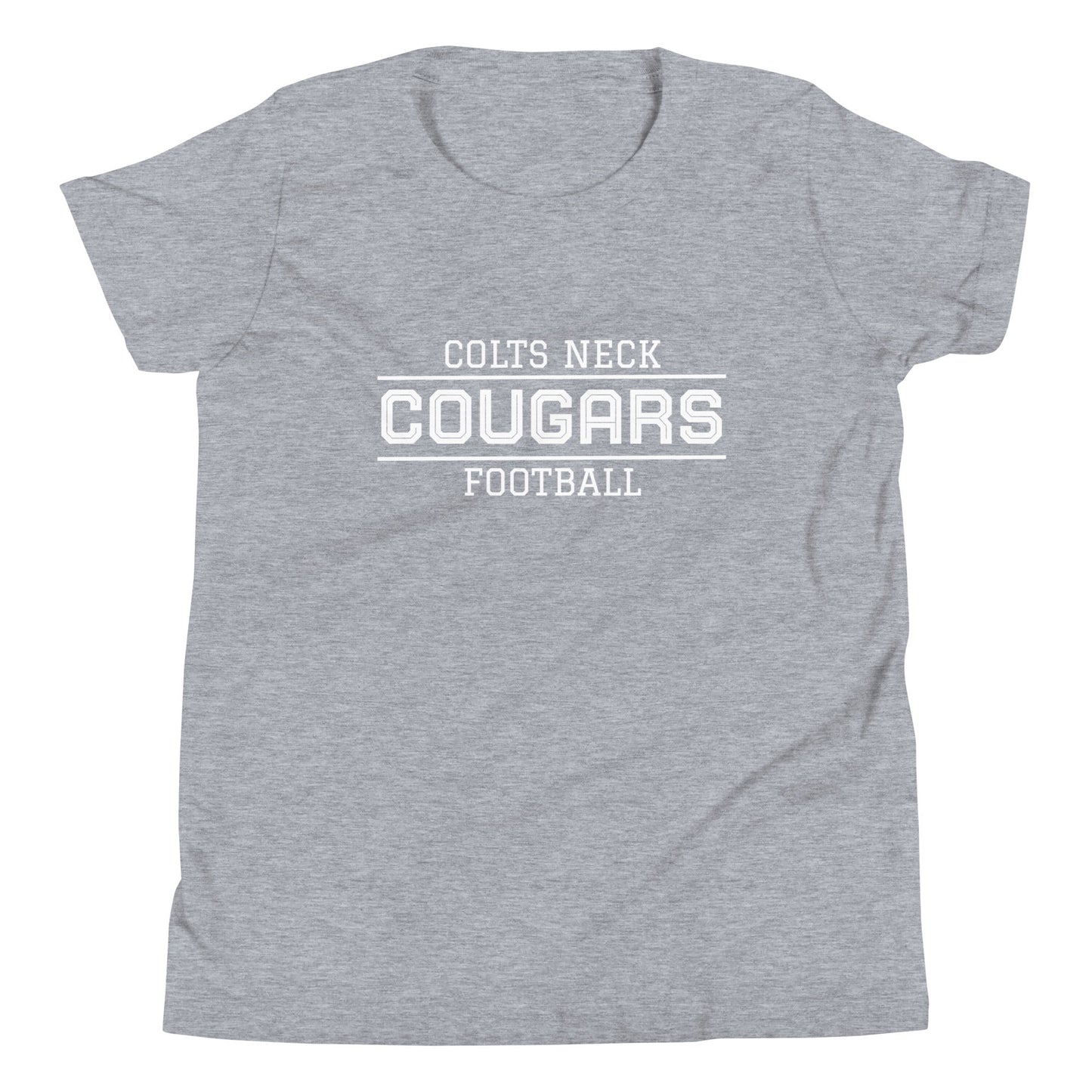 Performance | Youth T-Shirt | Colts Neck Cougars | Youth Tackle Football (AYF) | Script Logo