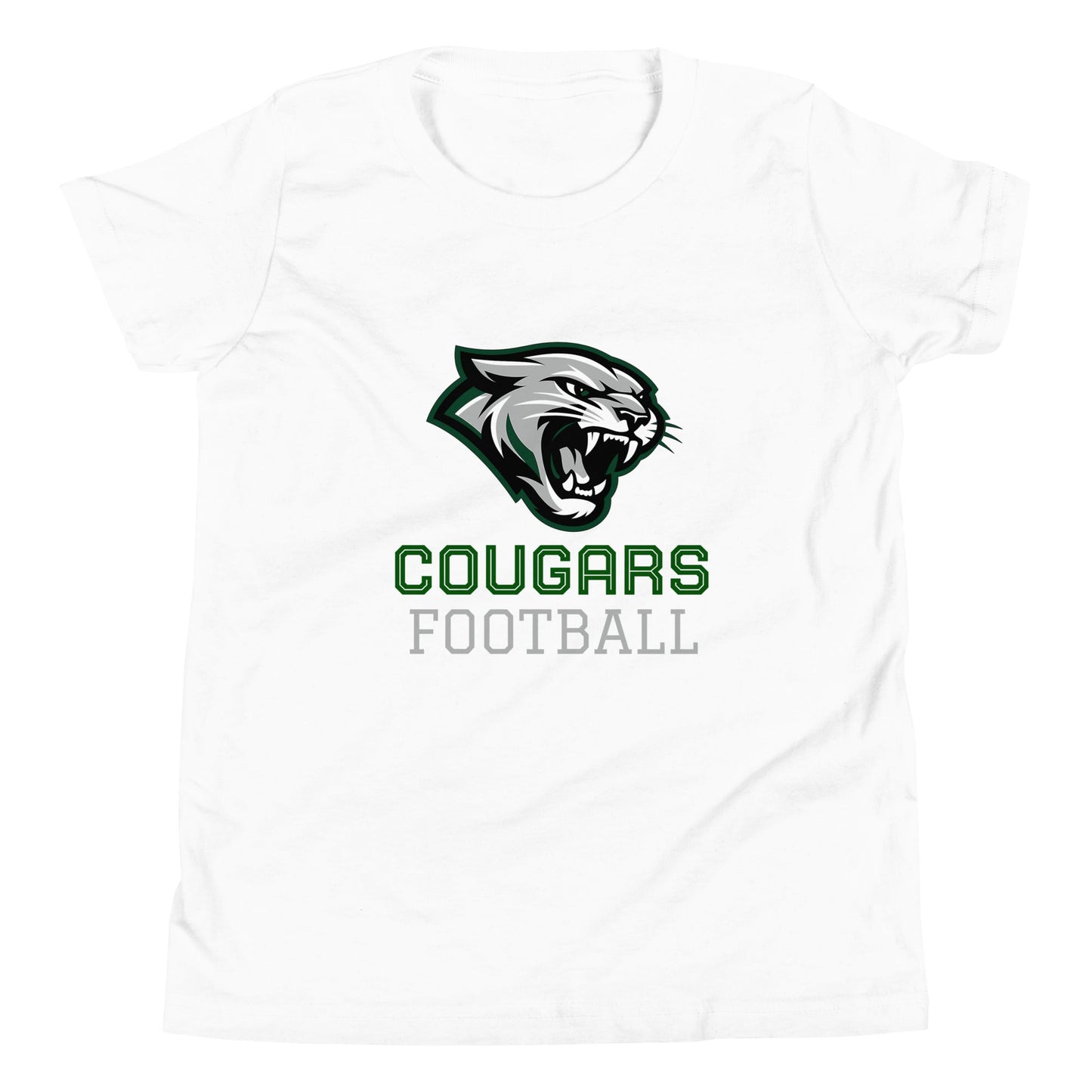 Performance | Youth T-Shirt | Colts Neck Cougars | Youth Tackle Football (AYF) | Strike Mascot Logo