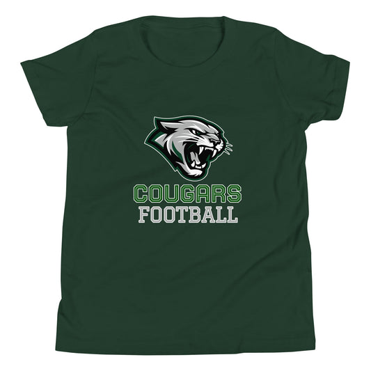 Performance | Youth T-Shirt | Colts Neck Cougars | Youth Tackle Football (AYF) | Strike Mascot Logo