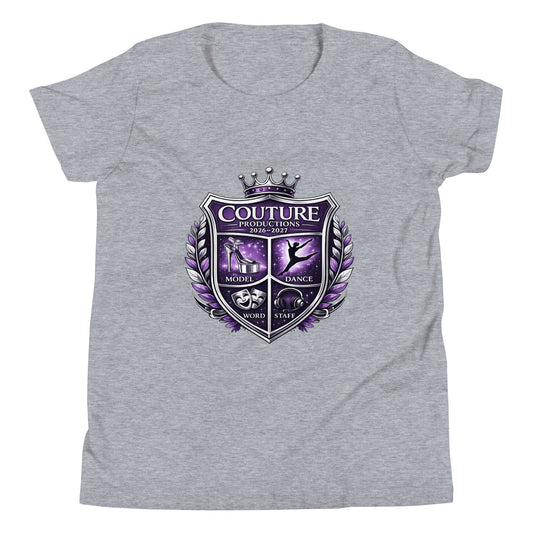 Performance | Youth T-Shirt | Couture Productions | Couture Shield Logo