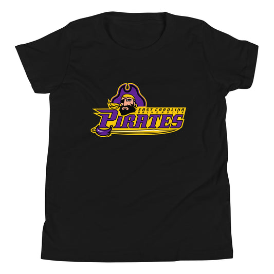 Performance | Youth T-Shirt | ECU Club Womens Lacrosse | Pirate Emblem Logo