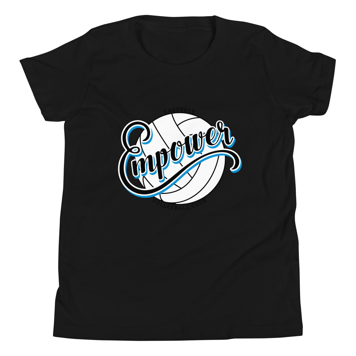 Performance | Youth T-Shirt | Empower Volleyball Club | Emblem Logo