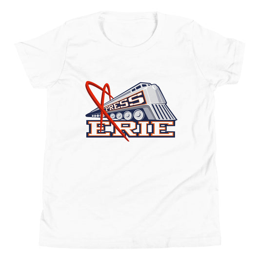 Performance | Youth T-Shirt | Erie Express Football | Locomotive Logo