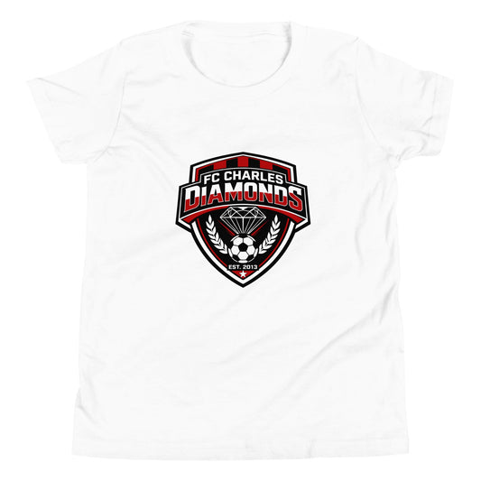 Performance | Youth T-Shirt | FC Charles: Diamonds | Emblem Logo