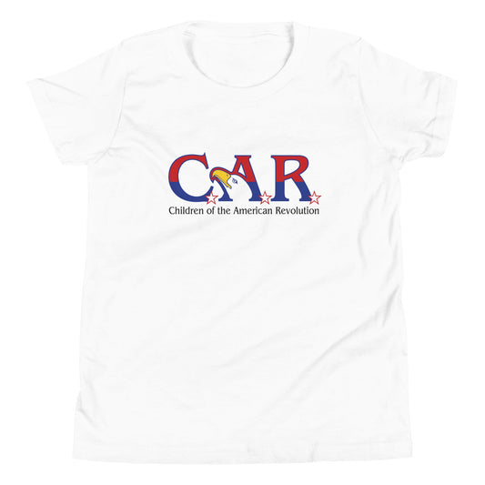 Performance | Youth T-Shirt | Georgia State Society Children of the American Revolution | Mark Logo
