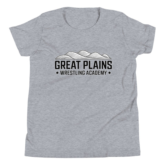 Performance | Youth T-Shirt | Great Plains Wrestling Academy | Crest Logo