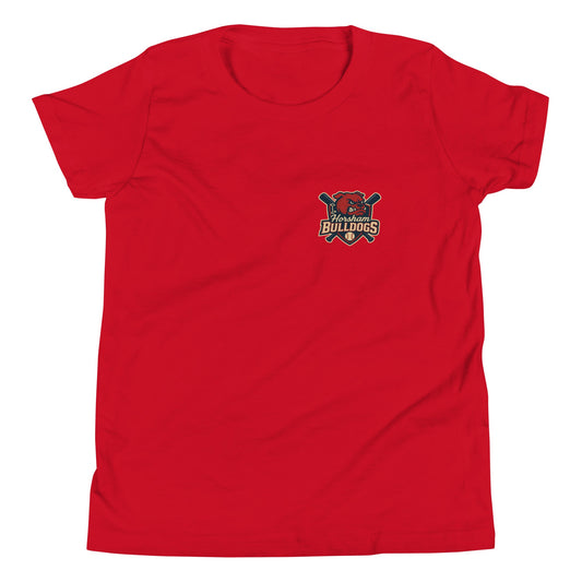 Performance | Youth T-Shirt | Horsham Travel Baseball | Bulldog Pocket Logo