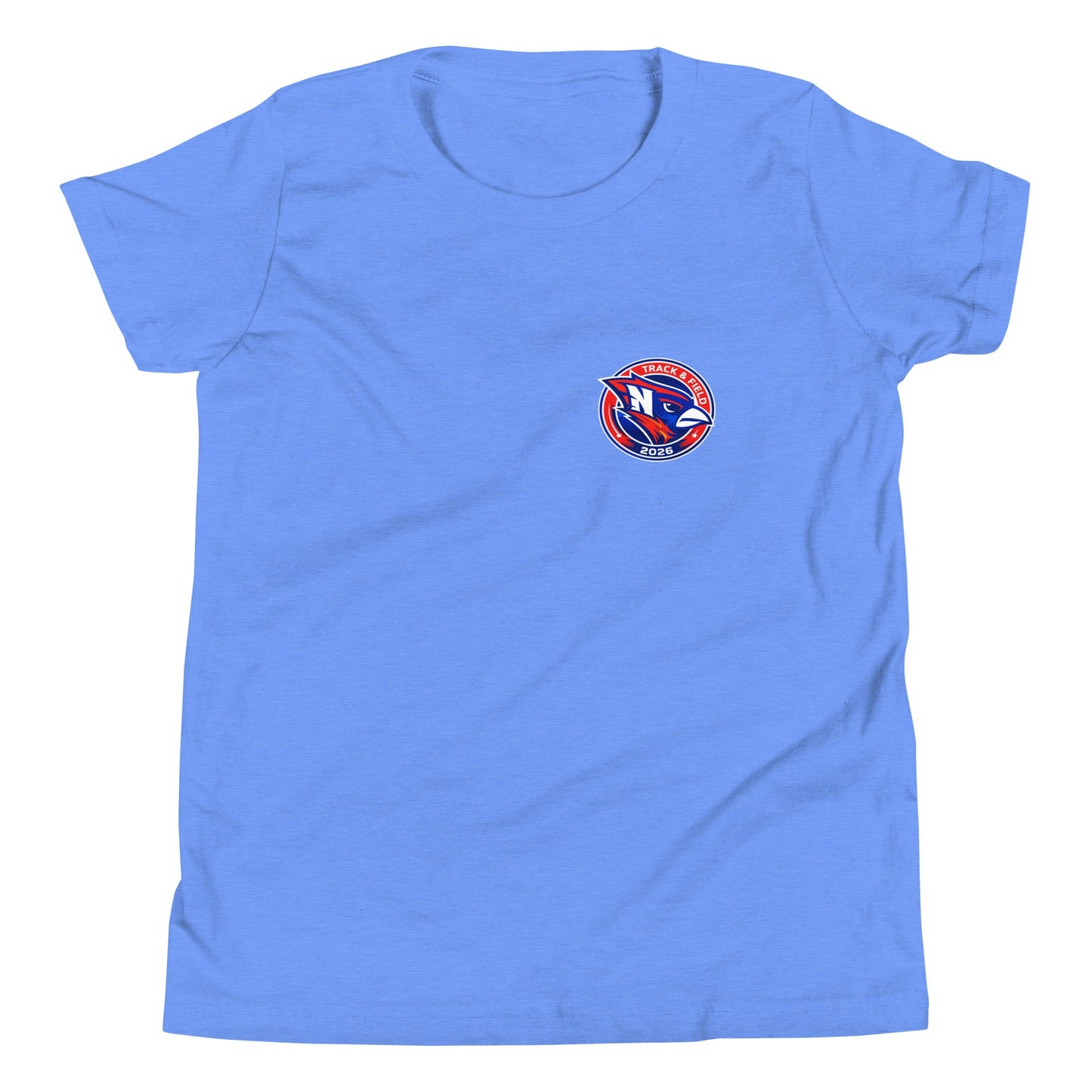 Performance | Youth T-Shirt | Hunter | Track & Field Badge Logo