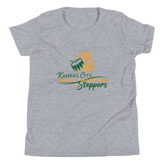 Performance | Youth T-Shirt | KC Mighty Marching Steppers | Script Logo