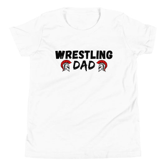 Performance | Youth T-Shirt | Lafayette Warrior Youth Wrestling | Dad Emblem Logo