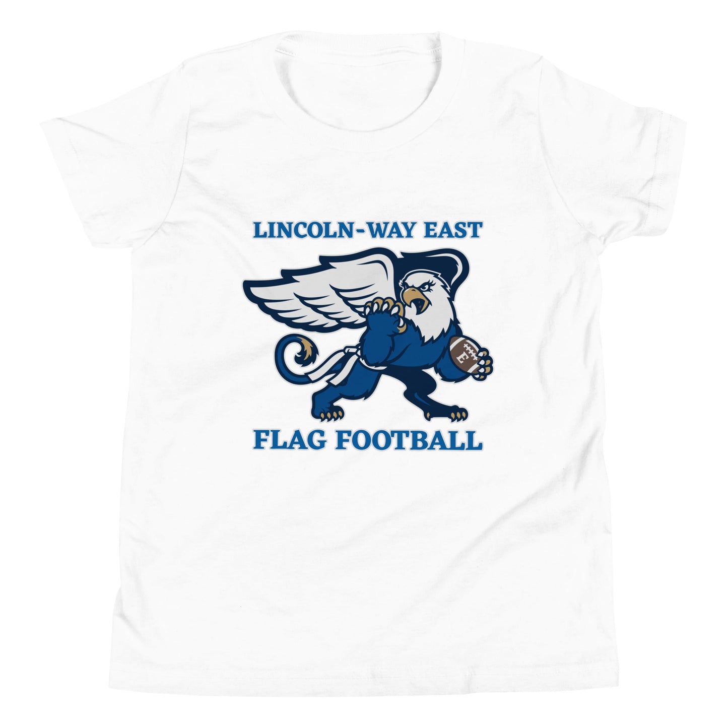Performance | Youth T-Shirt | LWE Flag Football | Crest Logo
