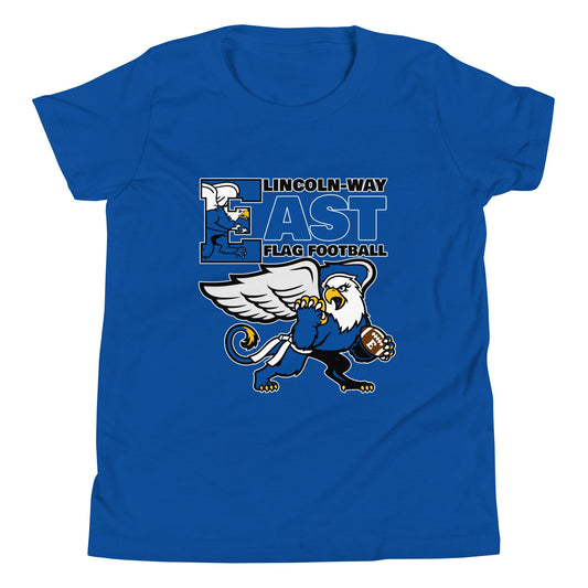 Performance | Youth T-Shirt | LWE Flag Football | Vanguard Logo