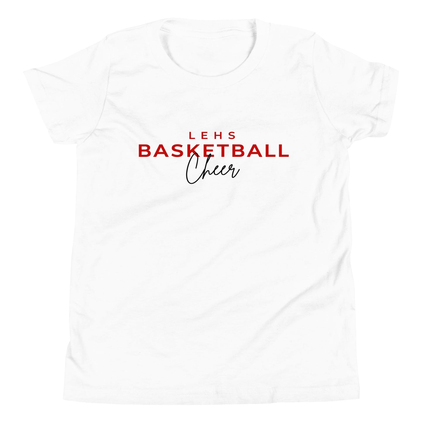 Performance | Youth T-Shirt | Lynn English Cheerleading | Script Logo