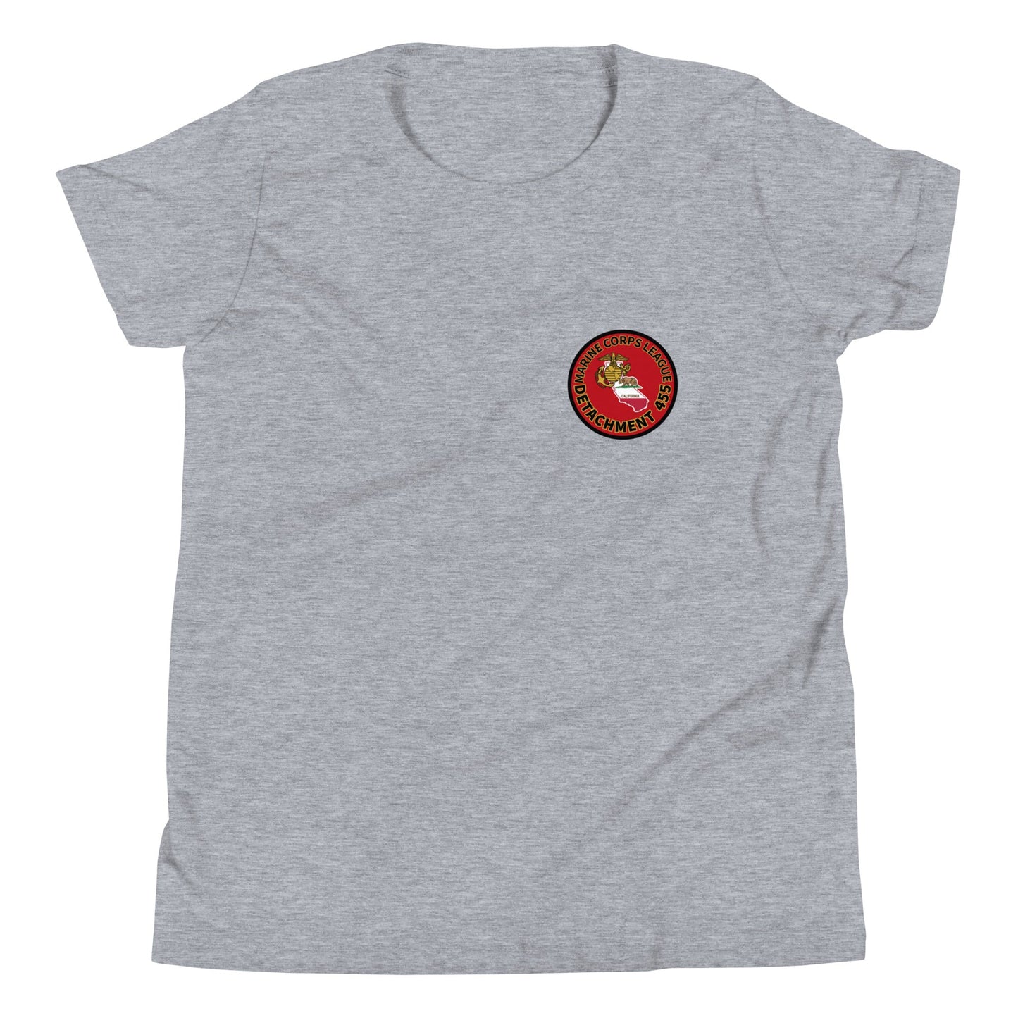 Performance | Youth T-Shirt | Marine Corps League kings County Det 455 | Badge Logo