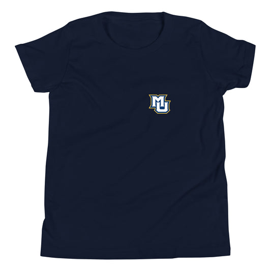 Performance | Youth T-Shirt | Marquette University Women's Hockey | MU Mark Backprint Logo
