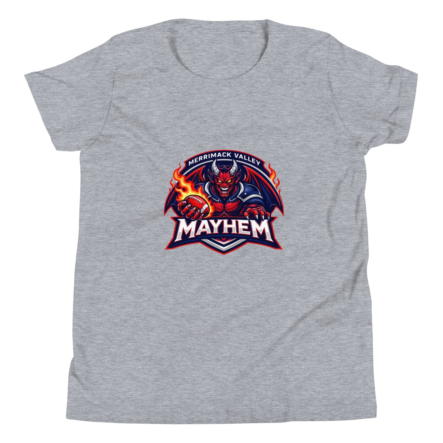 Performance | Youth T-Shirt | Merrimack Valley Mayhem | Overlord Crest Logo
