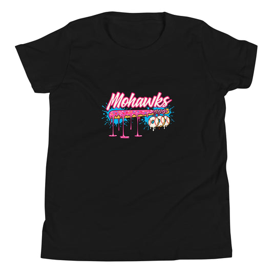 Performance | Youth T-Shirt | Mohawks | Pink Batters Logo