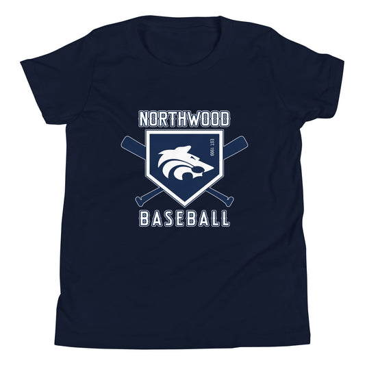 Performance | Youth T-Shirt | Northwood High School Baseball | Emblem Logo