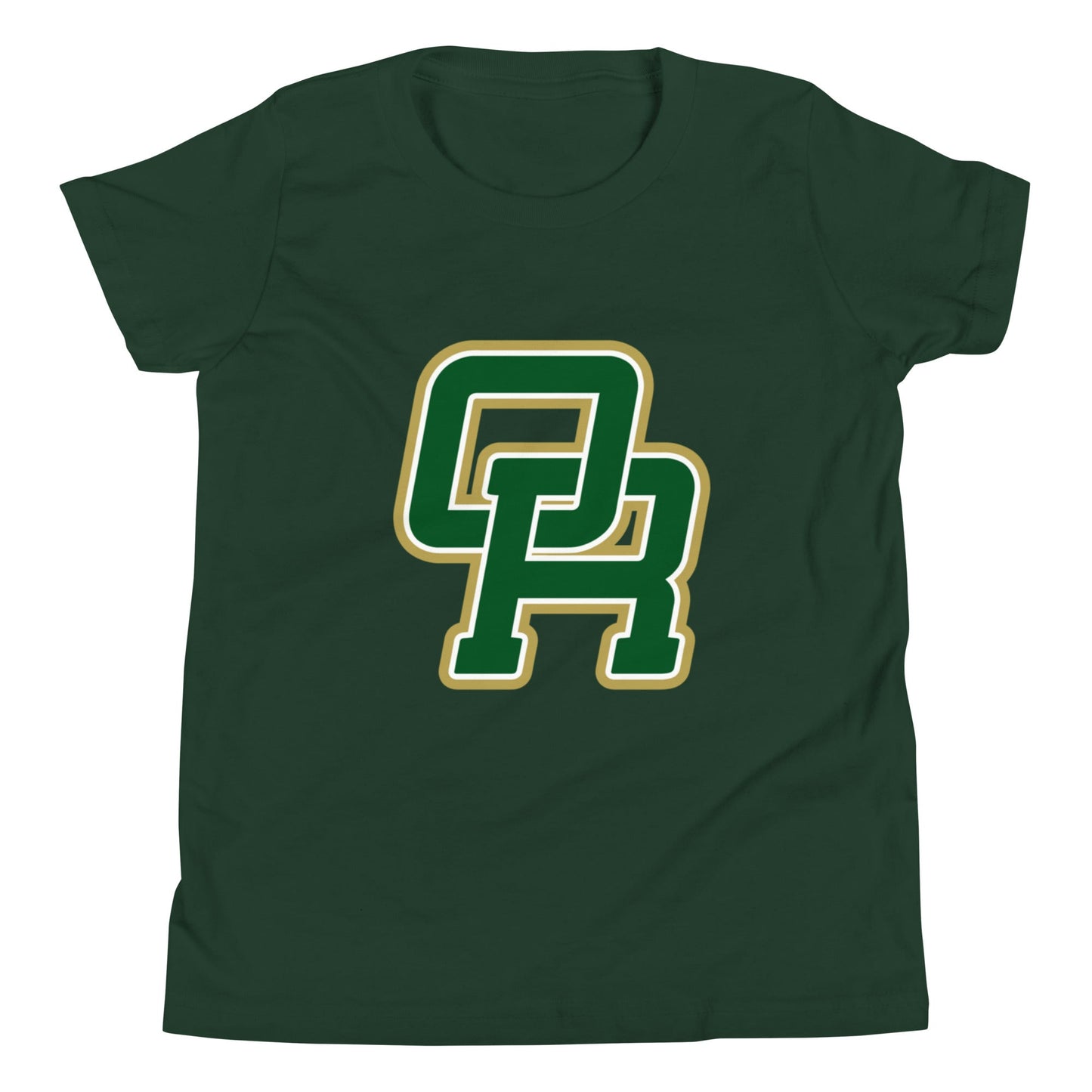 Performance | Youth T-Shirt | Oakridge Flag Football | Varsity Interlock Logo