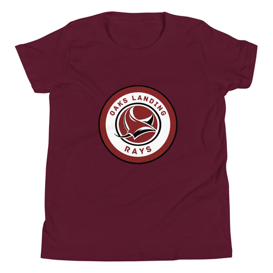 Performance | Youth T-Shirt | OAKS LANDING RAYS | Badge Logo