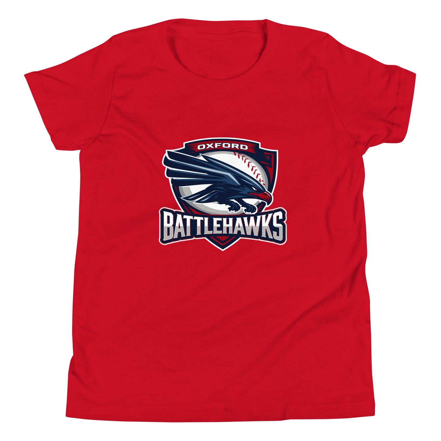 Performance | Youth T-Shirt | Oxford Battlehawks 13U | Badge Logo
