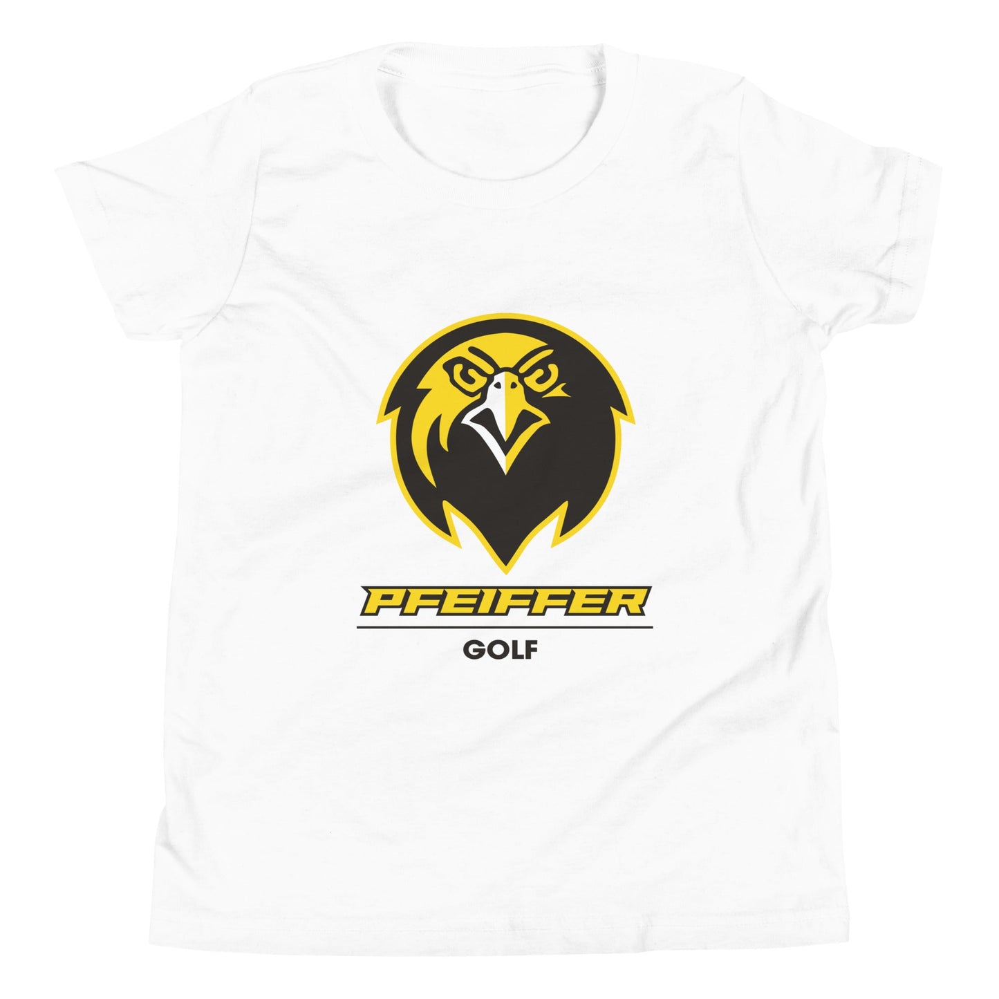 Performance | Youth T-Shirt | Pfeiffer University Golf | Falcon Logo