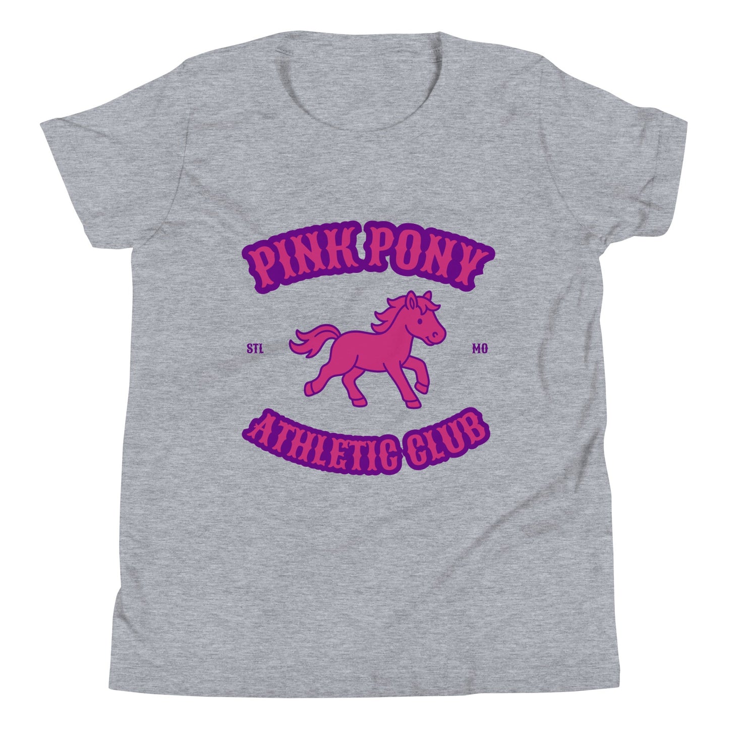 Performance | Youth T-Shirt | Pink Pony Athletic Club | Crest Logo