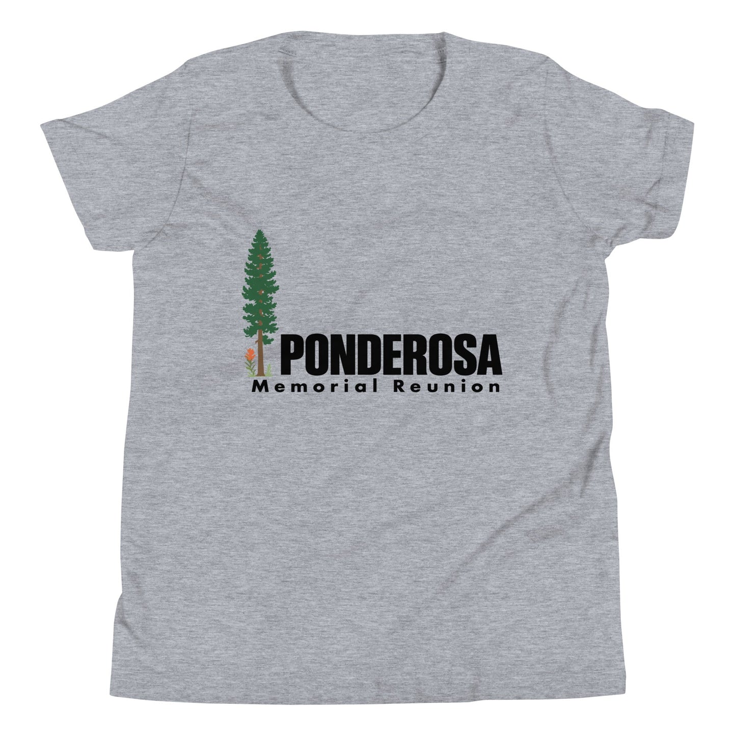 Performance | Youth T-Shirt | ponderosa reunion | Memorial Logo