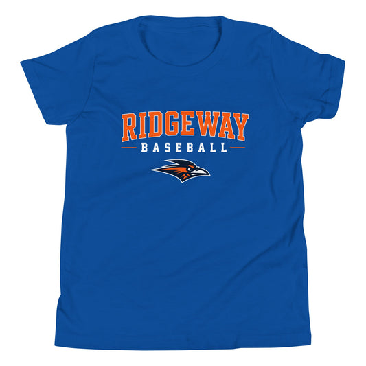 Performance | Youth T-Shirt | Ridgeway High School Baseball | Emblem Logo