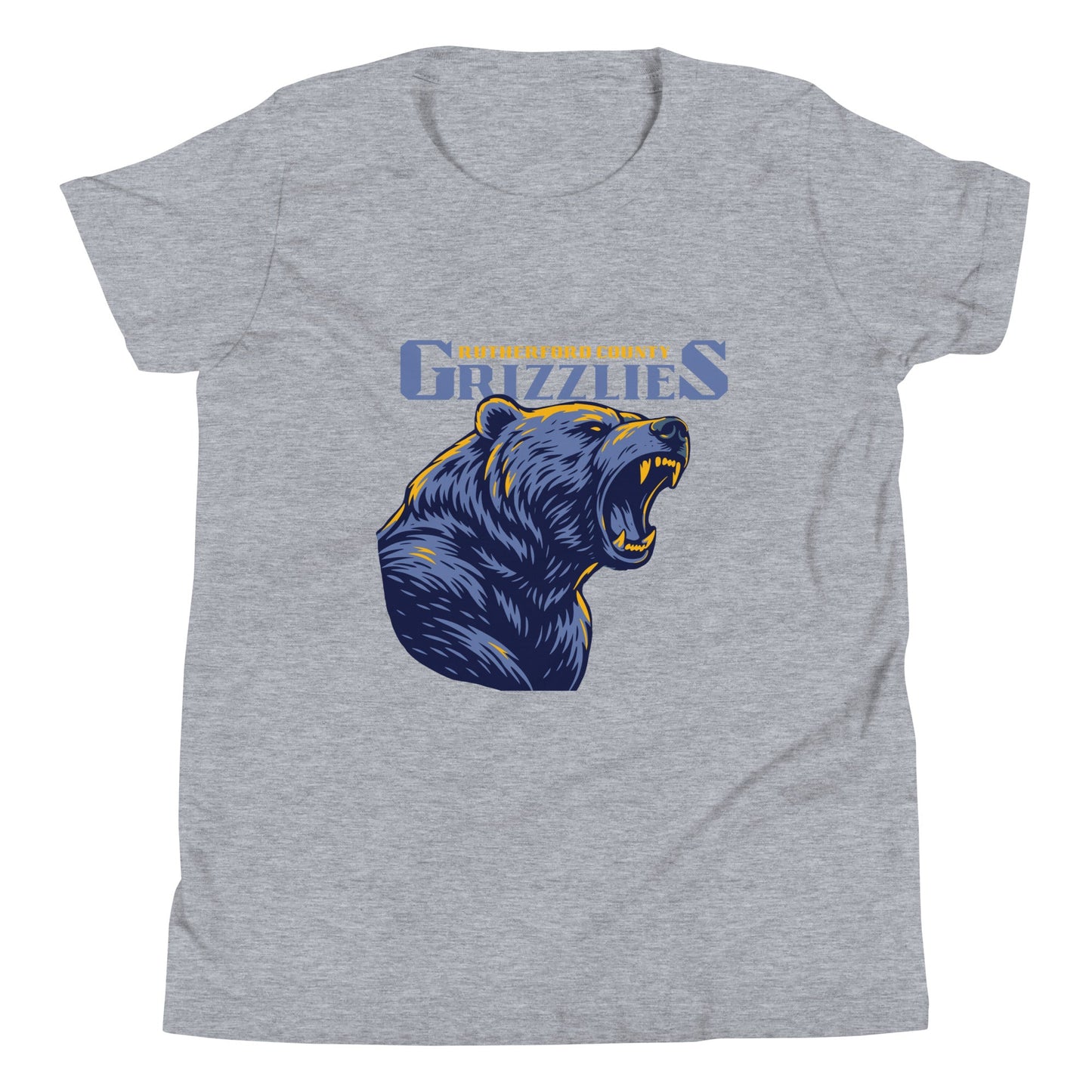 Performance | Youth T-Shirt | Rutherford County Grizzlies Football | Big Grizzlies Logo