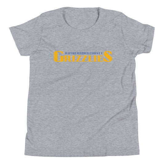 Performance | Youth T-Shirt | Rutherford County Grizzlies Football | Script Logo