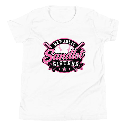 Performance | Youth T-Shirt | Sandlot Sisters | Badge Logo